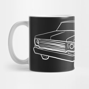 K5 Blazer (white outline) Mug